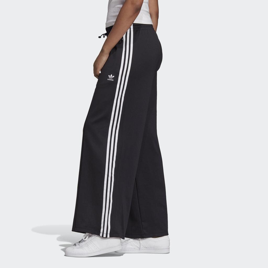 adidas Женские классические брюки Originals PRIMEBLUE с 3 полосками, широкие, черные GD2273