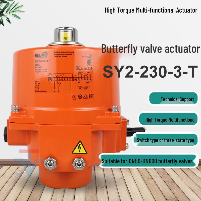 Belimo SY2-230-3-T Electric Butterfly Valve Actuator