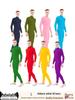 Мужской однотонный облегающий костюм Zentai для танцев