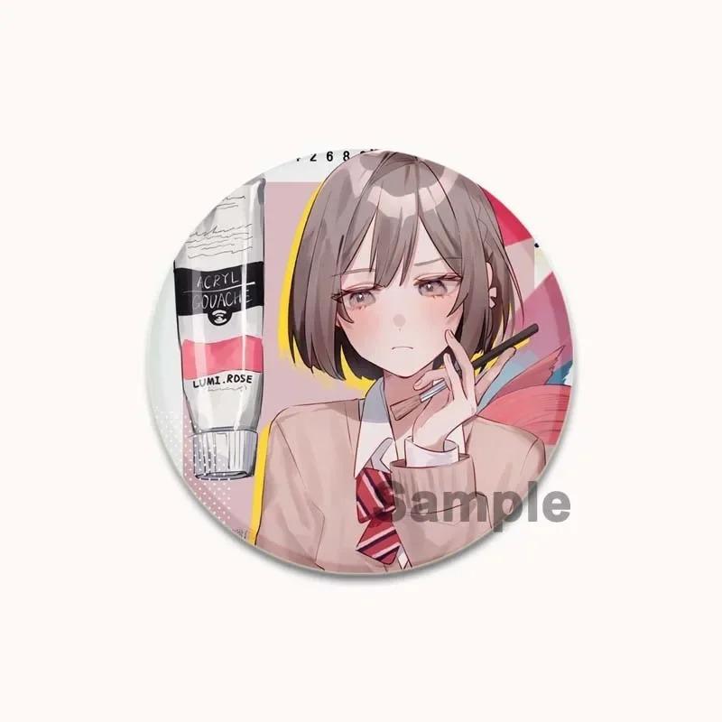 32/44/58 мм значок SEKAI Shinonome Ena DIY аниме брошь для девочек, булавки для персонализации нарядов, подарки, аксессуары, украшения для рюкзака