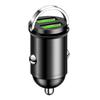 1 шт. 200 Вт мини-зарядное устройство с двумя портами USB для автомобиля, прикуриватель, быстрая зарядка, автомобильный адаптер для зарядного устройства телефона для iPhone 13 12 Xiaomi Huawei Samsung