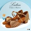 Children's Latin Dance Shoes Female Adult Practice Children Girls Soft-Sole Dancing