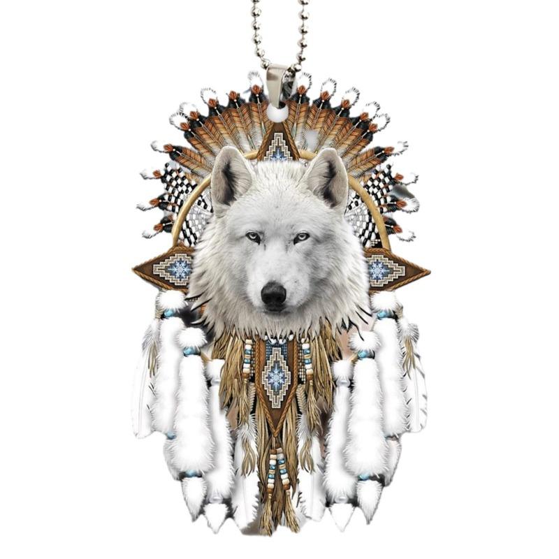 Новый акриловый плоский 2D автомобильный салон зеркало заднего вида декоративный кулон, автомобильный брелок рюкзак аксессуары кулон