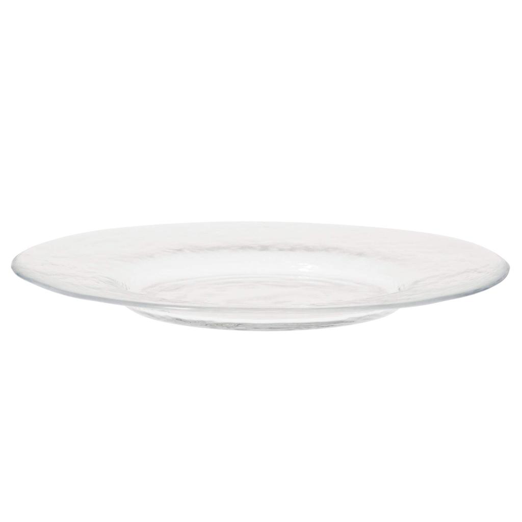 Набор тарелок Toyo Sasaki Glass Orbit с ободком из большого круглого стекла 46052, 240 мм, 3 шт., Япония, Тарелки, Посуда, Столовая посуда,