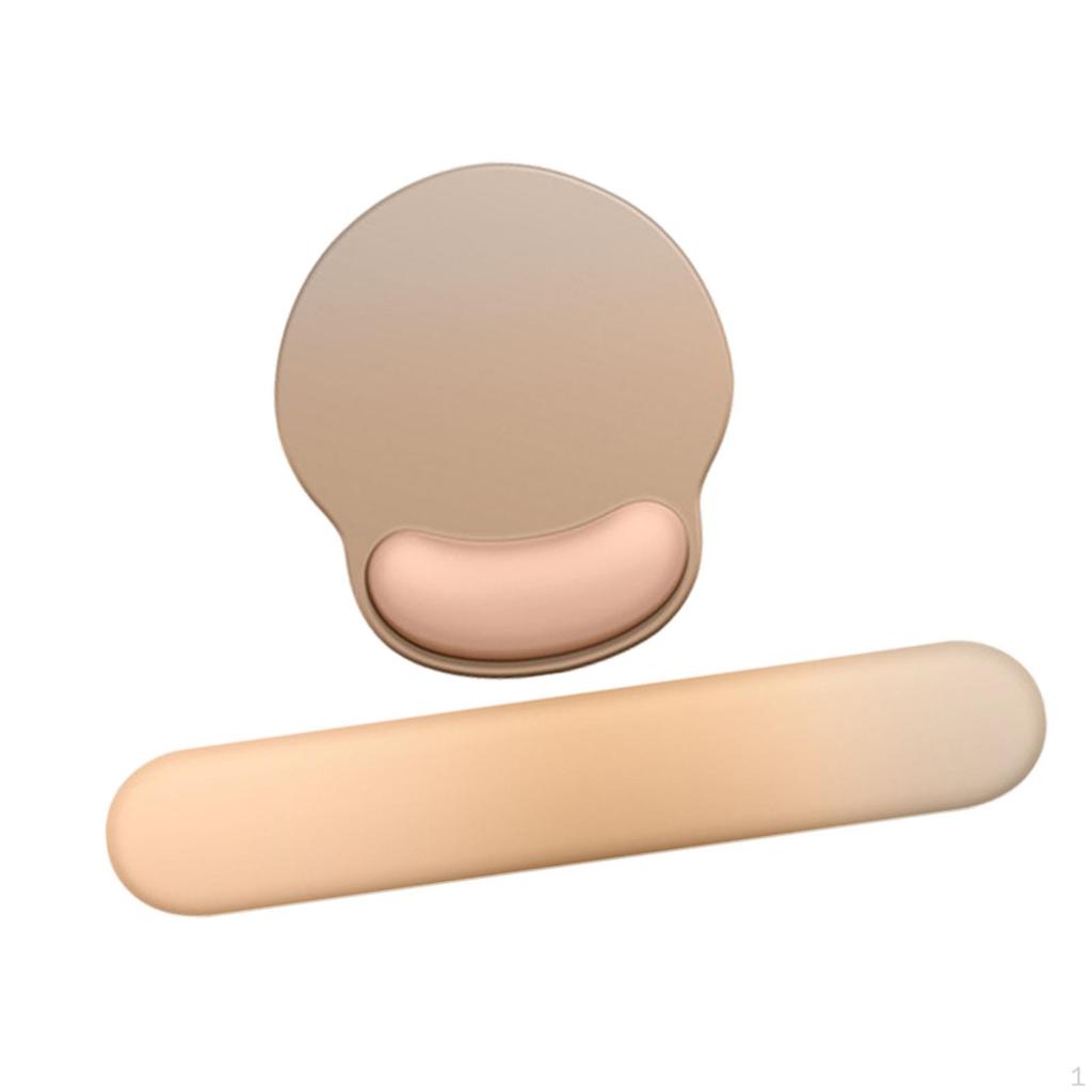 Коврик для мыши с поддержкой запястья, игровая подушка, эргономичная подставка для клавиатуры, коврик для офиса, дома