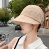 Женская кепка для защиты от солнца, кепка с открытым верхом, которую можно завязать в хвост, обеспечивает защиту от солнца и УФ-излучения, универсальная, делает лицо