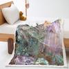 Marble Textured Lamb Fleece Blanket Crystal Fleece Office Blanket Blanket