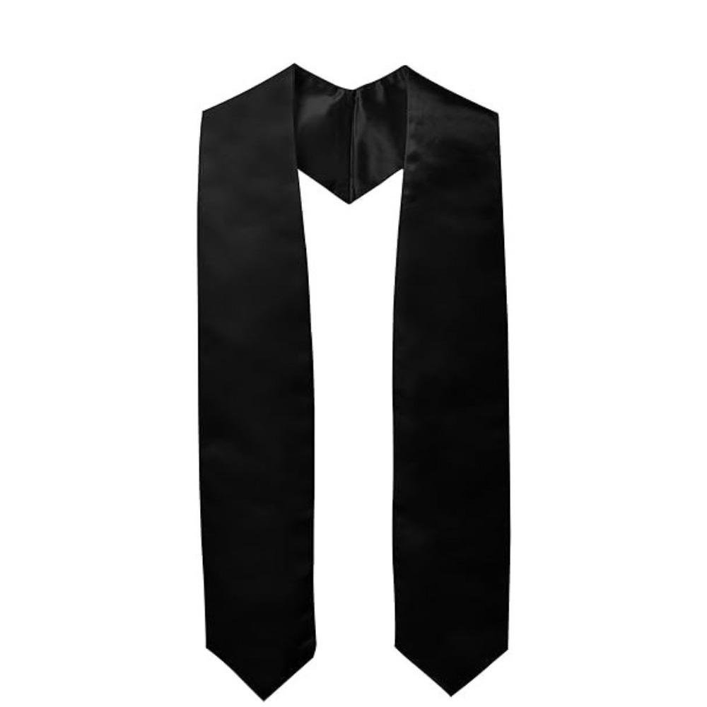 Satin Plain Honor Stole Unisex Bachelor Gown Scarf New Ceremonial Belt