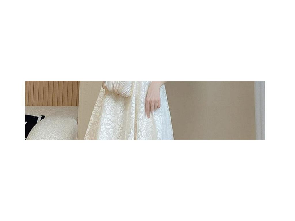 Elegant Lace A-Line Midi Dress - Summer 2025 New Arrival for Petite Women