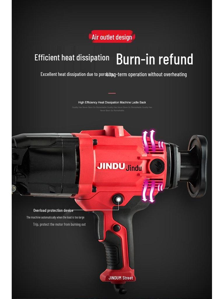 Dual-Use High-Power Handheld & Desktop Concrete Core Drill Machine with Water & Electricity Options