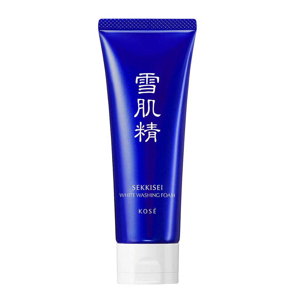 Sekkisei White Cream Facial Made with Oriental Fermented Tears Extract Wash, 130g, Cleanser, Foam, Dullness, Pores, Exfoliating, Moisturizing, Herbs,
