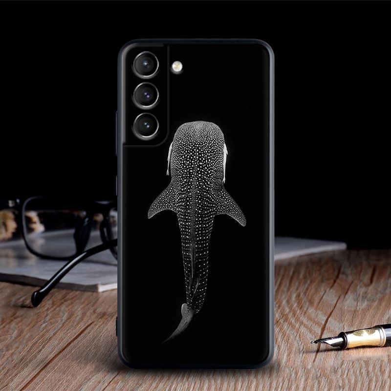 Чехол для Samsung Galaxy S24Ultra с изображением китовой акулы в океане Funda S24 5G S22 S23 Ultra S20 S21 FE S10 Plus Мягкие ТПУ чехлы для телефона