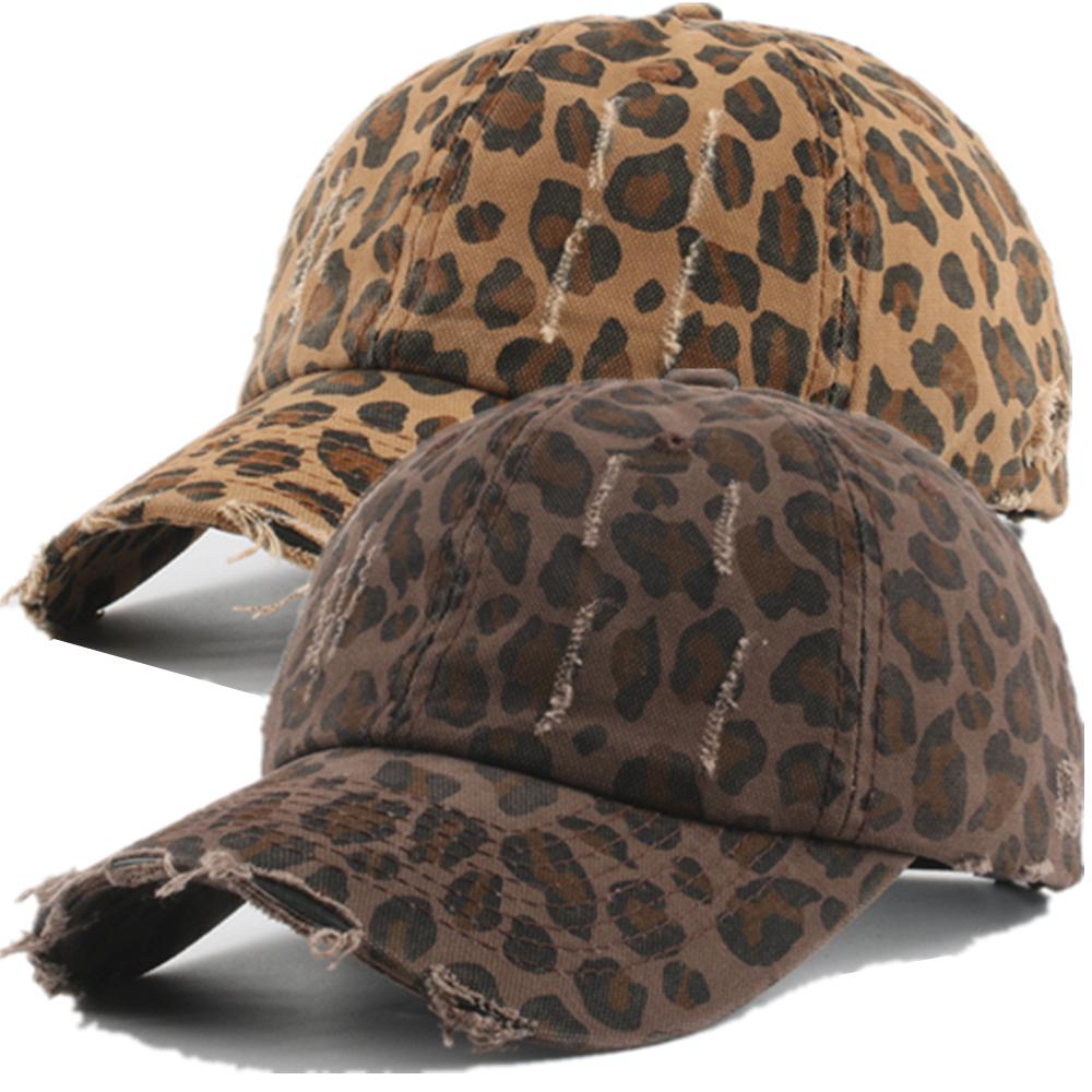 Hot Sale Y2K Fashion Leopard Print Women's Baseball Cap Summer Outdoor Sunscreen Hat Female Trendy Cap