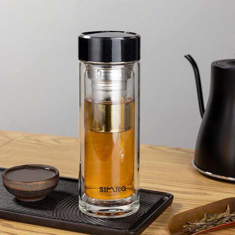 Schmidt Double-Wall Tea Infuser Glass