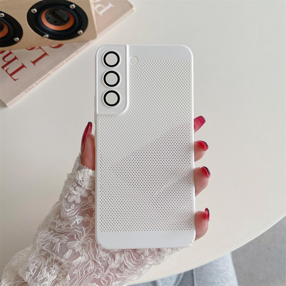Ультратонкий дышащий чехол с теплоотводом для Samsung S23 S22 S21 Plus S20 FE A04E A73 A33 A53 A13 A03 A52 A32 Note 20 10 Pro