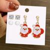 iF ME Модные серьги Санта-Клауса с рождественской елкой для женщин, плюшевые серьги с изображением лося и звезды, серьги с кисточками, аксессуары, ювелирные изделия, рождественские украшения