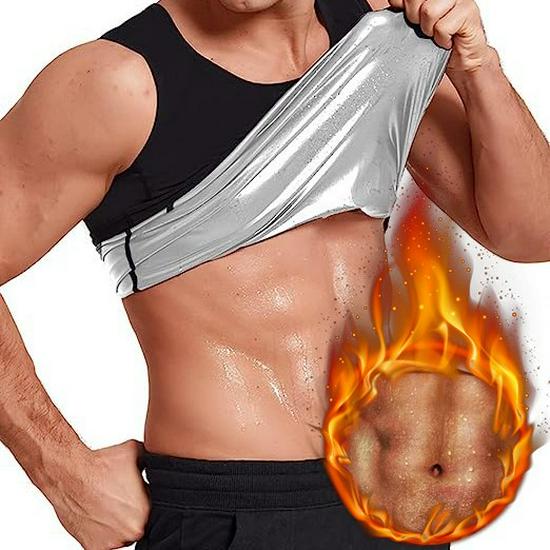 Мужской экстремальный термокорсет для тела: Фитнес-жилет для бега, спорта и йоги