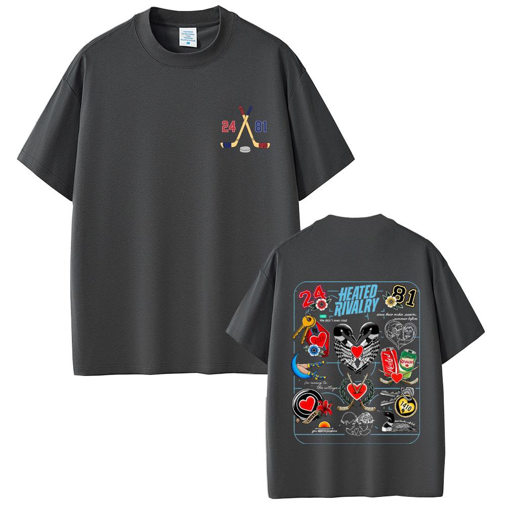 Heated Rivalry Shane Hollander Ilya Rozanov Hollanov Tshirt Men Women Fashion Streetwear Male Vintage Soft pure Cotton Tops