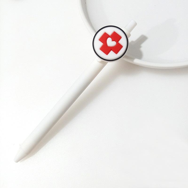 Креативная мультяшная больничная серия ярких цветов, нейтральная ручка для медсестры и доктора, 0,5 мм, гелевая ручка с черными чернилами, принадлежности для клиники