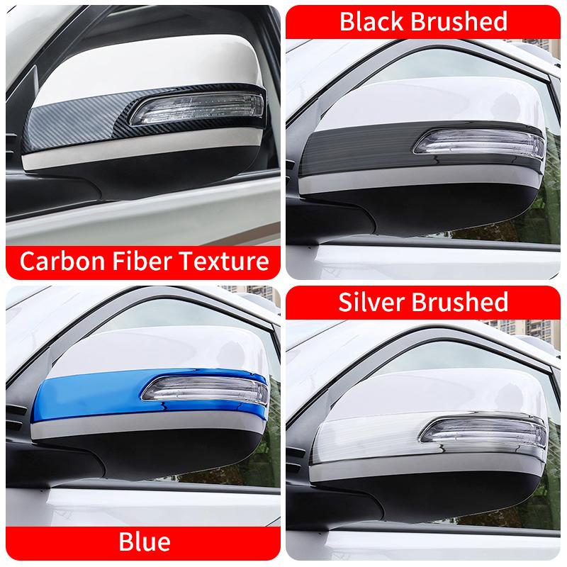 For Toyota Land Cruiser Prado 150 LC150 2008- LC200 200 Rearview Mirror Cover Trim Exterior Styling Accessories Strip 2pcs