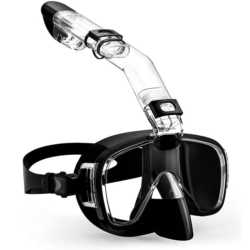 Waterproof Anti-Fog Detachable Diving Mask with Nose Breathing