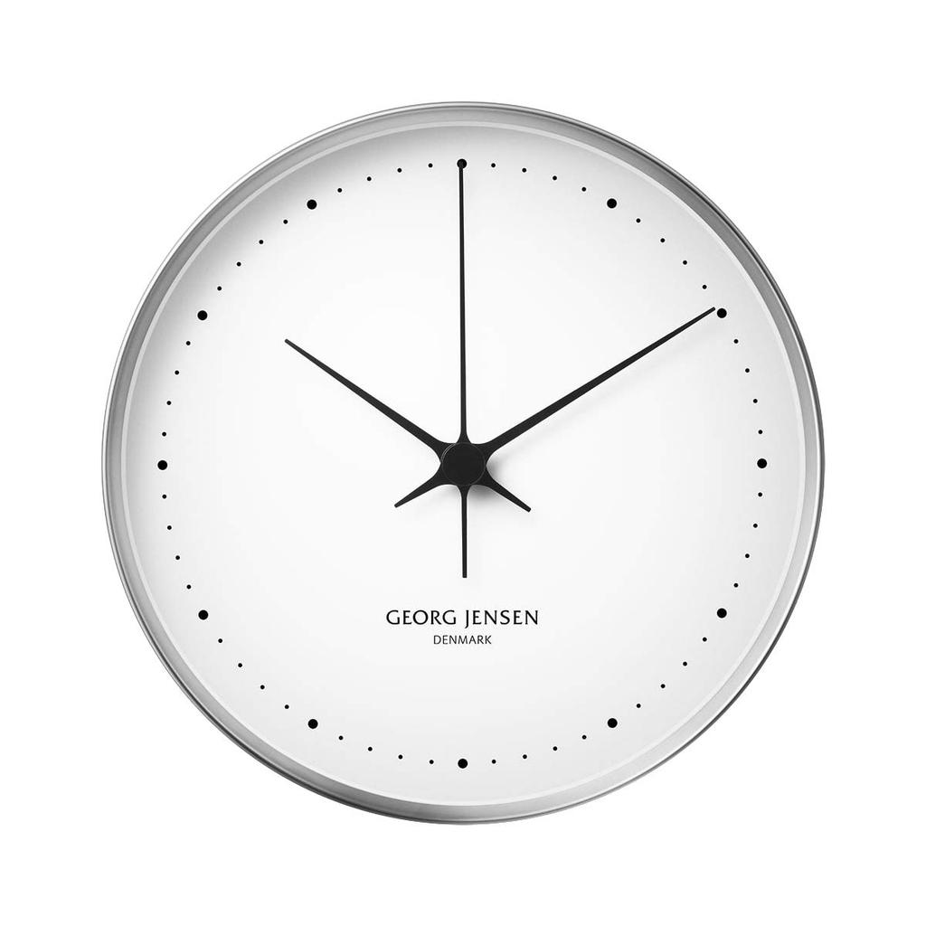 Аналоговые настенные часы Georg Jensen Henning Koppel, Белые, Диаметр 30 см x Глубина 6 см, Номер продукта: 3587583