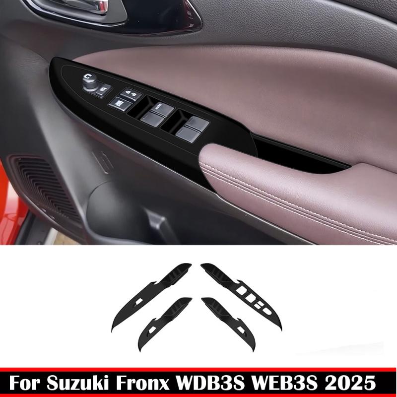 Для Suzuki Fronx WDB3S WEB3S 2025 2026 силиконовая резина Панель кнопок стеклоподъемника кнопка подъема бокса для хранения Покрытие внутреннее Аксессуары