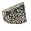 Great GUCCI Ring Arabesque Alphabet V Lettering Silver AG925 mens L Used