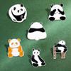 Cute Cartoon Animal Brooch Pin Funny Kawaii Panda Lapel Pin Metal Enamel Backpack Clothes Accessories Badge Jewelry