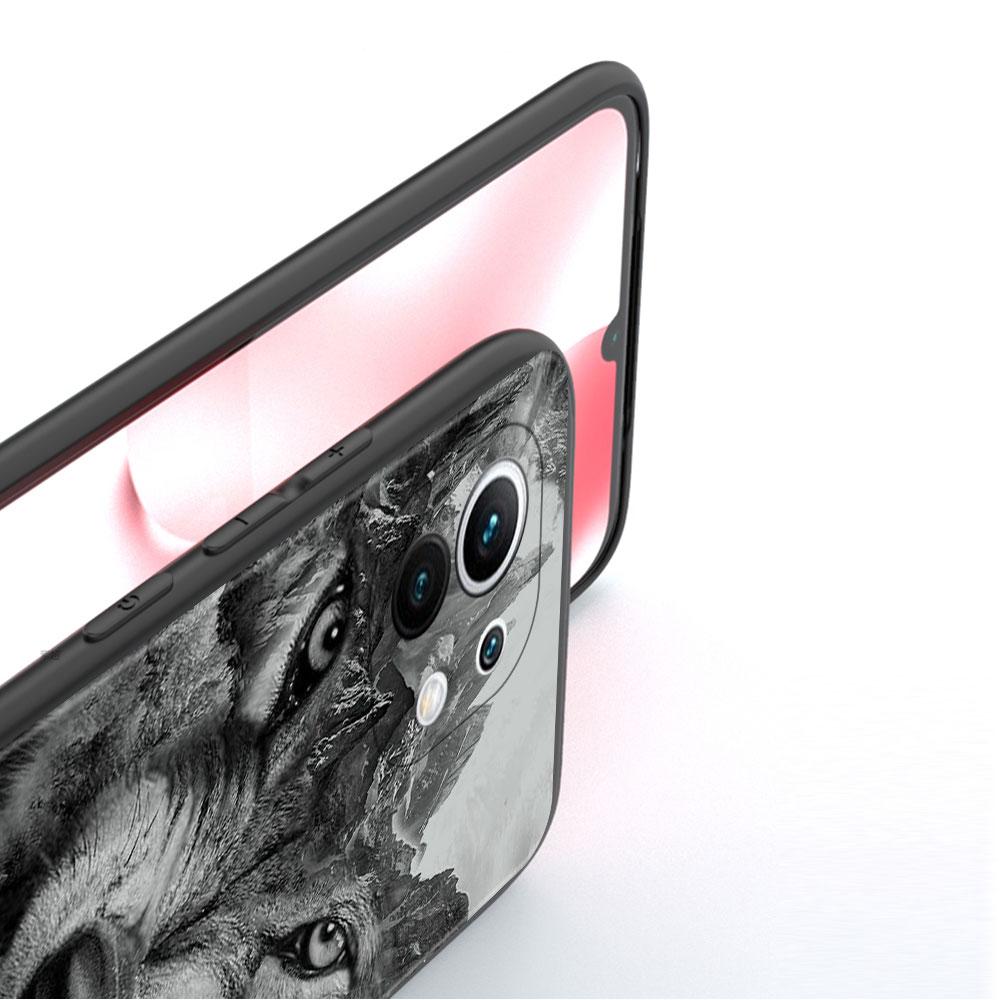 Celulares Fundas с принтом зверя, льва и волка для Xiaomi POCO 11T 10T F3 MI 11 lite F4 GT X3 NFC M4 Pro 5G 9T M3 X4