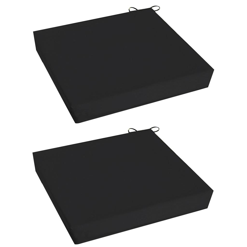 Подушки для уличных стульев : & Устойчивая к выцветанию подушка для сиденья для садовой мебели-18,5 X 16 X 3 дюйма подушки для стула на молнии подушка для садовой мебели для замены