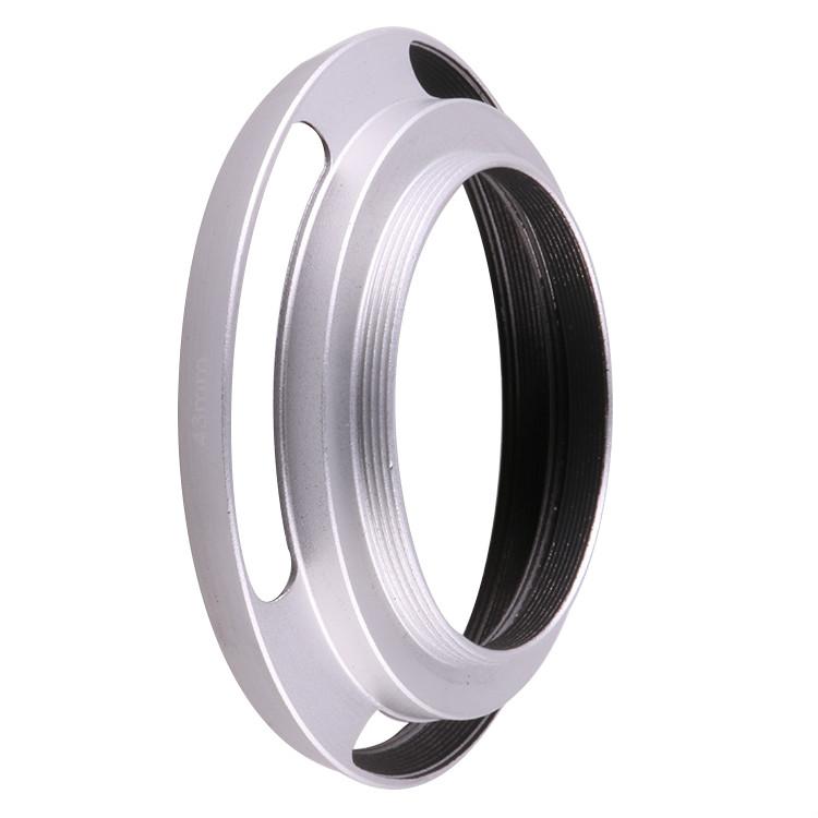 Camera Metal Lens Hood Vented Wide-angle 37mm 39mm 40.5mm 43mm 46mm 49mm 52mm 55mm Screw-in Lente Protect For Canon Nikon Leica