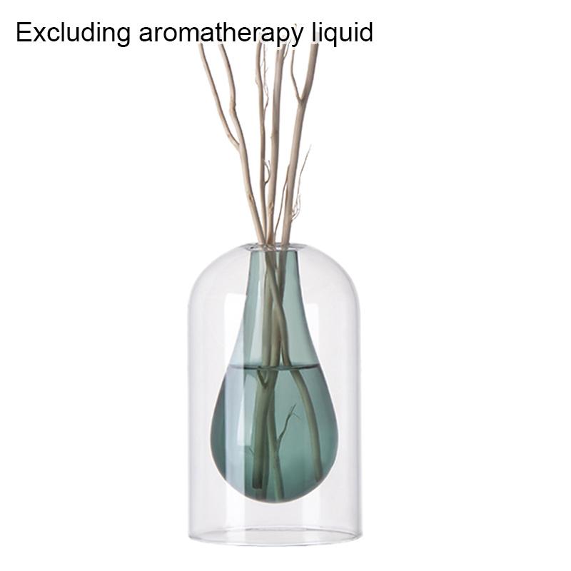 1 шт. Бутылка для ароматерапии с каплями воды, прозрачная стеклянная бутылка для ароматерапии, современный стеклянный контейнер, креативный, 4 цвета