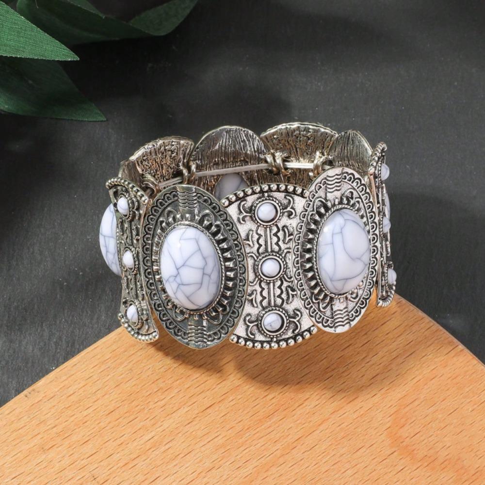 Бирюзовый браслет в стиле вестерн-кантри, этнические браслеты в стиле бохо, украшения