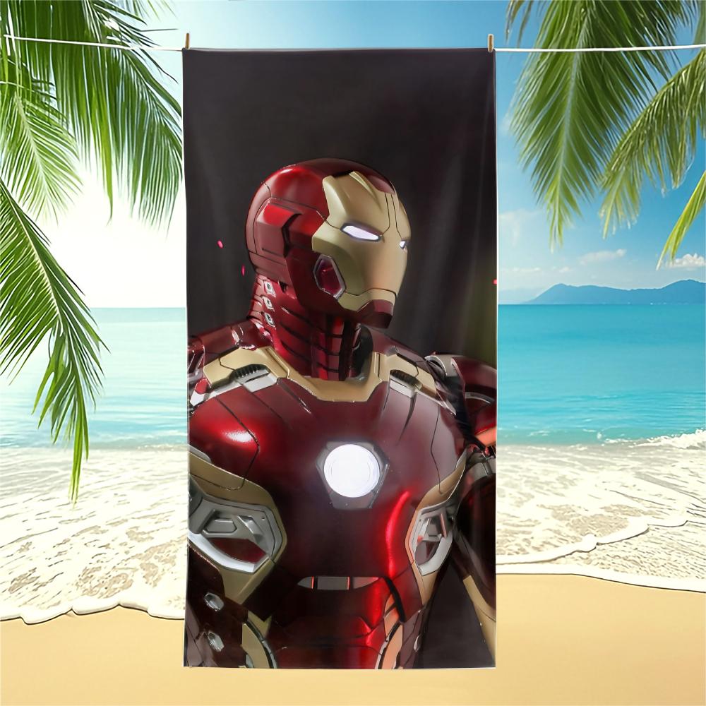 Hot Marvel Studios Classic Logo Beach Towel Pool Towel Camping Towel,Ultra Soft Absorbent For Beach Swimming Camping Travel