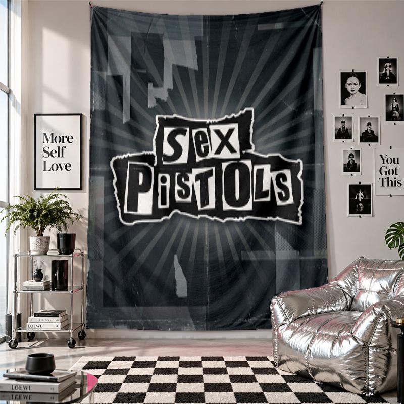 Sex Pistols Wall Tapestry Home Decor Wall Hanging Cloth for Bedroom Living Room Background