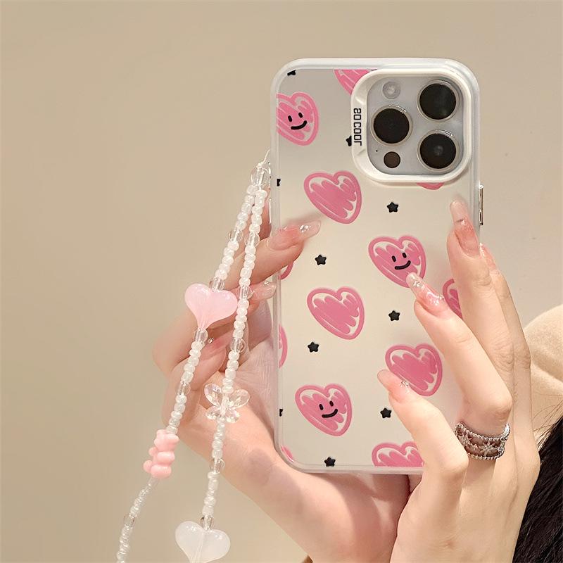 Матовый лазерный чехол Zhitai для iPhone 14/15 Pro и Huawei P70 Браслет