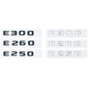 E200 E260 E300 E400 E220d E350e E300de 4Matic ABS Эмблема для Mercedes Benz W213 Наклейка Логотип на багажник автомобиля наклейка на машину VU6