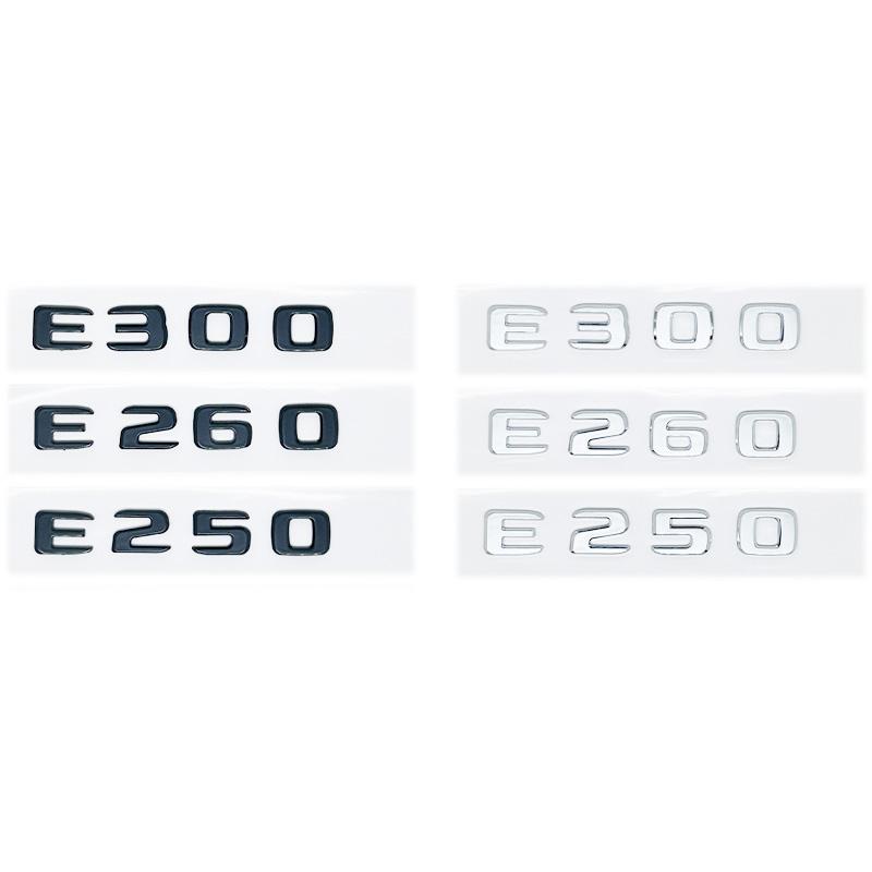 E200 E260 E300 E400 E220d E350e E300de 4Matic ABS Эмблема для Mercedes Benz W213 Наклейка Логотип на багажник автомобиля наклейка на машину VU6