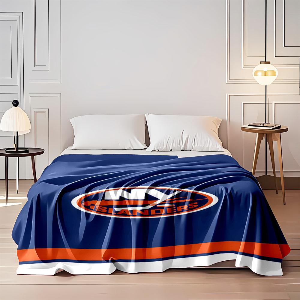 NY Islanders Logo Blanket print blanket soft and cozy perfect for the living room bed sofa or a nap,gift