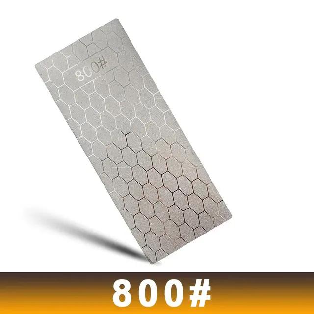 Алмазный камень для заточки ножей 600 # 1000 # 800 # Точильный камень Точилка для ножей Ультратонкий точильный камень с сотовой поверхностью