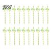 Multi-person Party Straws 20Pcs Disposable Paper Straws, Hawaiian Palm Tree Drink Cocktail Green Coconut Summer Decor Virgin Wood Pulp