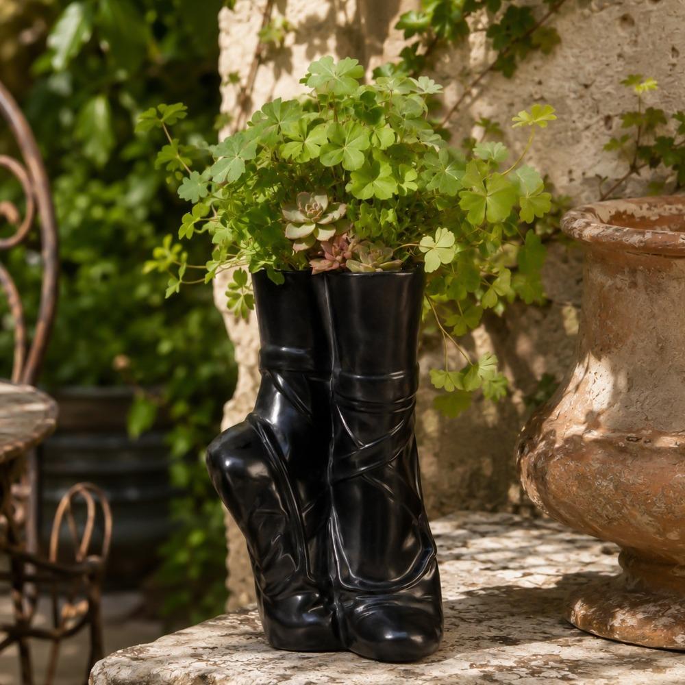 Creative Succulent Planter Decorative Ballet Foot Vase Fashionable Dried Flower Vases Party
