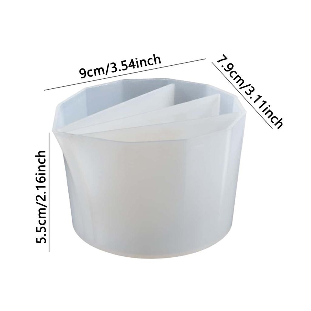 Для лучшей жизни 1 шт. прозрачный сделай сам кристально-цветной стакан эпоксидная смола мягкая силиконовая форма смешанное сочетание моющийся и многоразовый