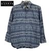 RRL Indigo Cotton Nordic Work Shirt Tops M IndigoUsed