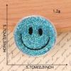 Duoku Colorful Smiley Face Sequin Embroidered Patch for Clothing, Shoes, Hats, and Bags