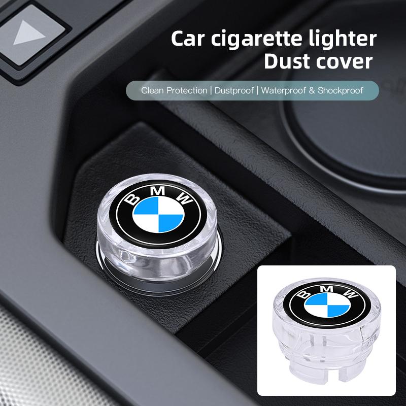 Декоративная крышка прикуривателя для BMW - Пластиковая, пылезащитная, с логотипами
