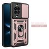 Чехол для Huawei nova 14 Pro Чехол для Huawei nova 14 Крышка Nova14pro Магнитное кольцо-держатель Бронированный чехол для телефона Защита камеры сдвижной задней крышкой