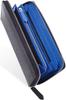 Wallet Long Wallet Italian Saffiano Leather X [Eredita] Men's - ( Black Blue)