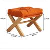Бытовой небольшой табурет Складные табуреты Стулья Гостиная Диван Табурет Деревянные низкие табуреты Переносные подставки для ног Пеленание обуви